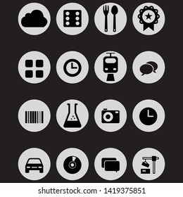 web icons set. Universal web icon to use in web and mobile UI, set of basic UI web elements - Vector