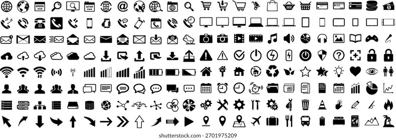 Web icons set - vector