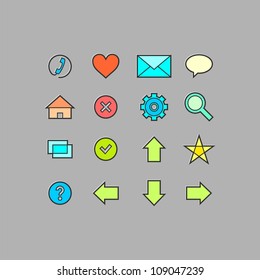 Web icons set (vector version)