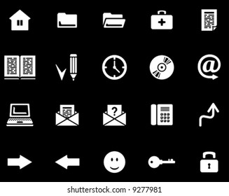 Web Icons Set (Vector) You'll find more icons in my portfolio