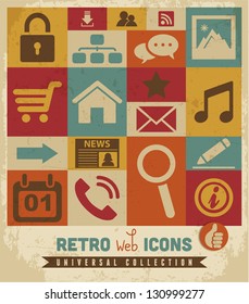 Web icons set.Vector
