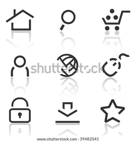 Web icons simple series 1