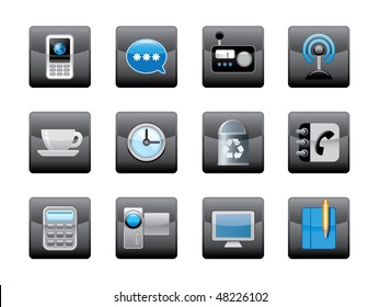 Web icons and symbols