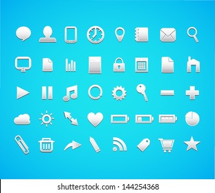 Web icons. Vector