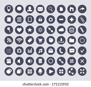 Web icons. Vector