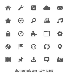 Web icons, vector.