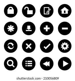 Web icons. Vector Illustration