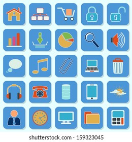Web icons vector set