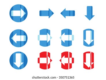 web icons vector set