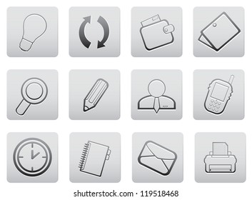 Web icons. Vector set for you design
