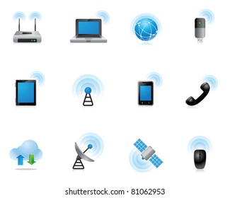 Web Icons - Wireless World