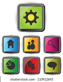 web icons/buttons