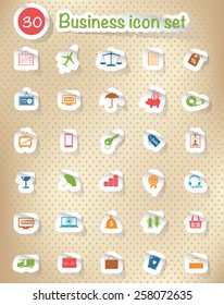 Web icons,sticker paper icons, vector