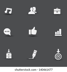 Web icons,vector