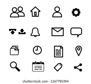 Web icons.Vector illustration