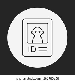 web ID line icon