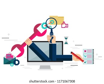 web illustration for banner