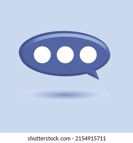 ilustración web.Icono de mensaje. Ilustración plana.Vector de texto