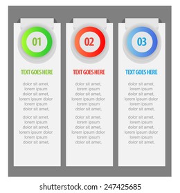 web Info graphic banners.
vector