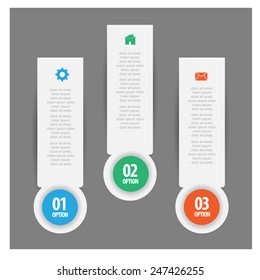 web Info graphic banners.
vector