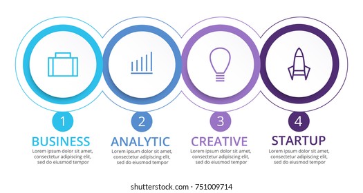 Web infographic elements for presentation. Business infographics.
