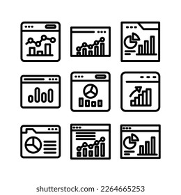 web infographic icon or logo isolated sign symbol vector illustration - high quality black style vector icons
