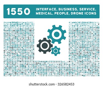 Web interface, business tools, hardware devices, people poses, medical service and awards vector icons. Style is bicolor flat symbols, soft blue colors, rounded angles, white background.