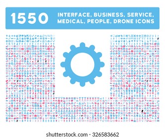 Web interface, business tools, hardware devices, people poses, medical service and awards vector icons. Style is bicolor flat symbols, pink and blue colors, rounded angles, white background.