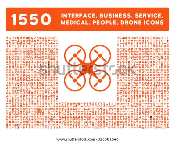Web interface,\
business tools, hardware devices, people poses, medical service and\
awards vector icons. Style is flat symbols, orange color, rounded\
angles, white background.