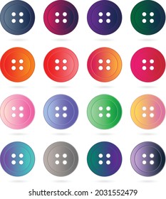 Web Interface. Buttons Set. Vector Illustration