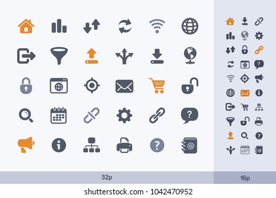 Web Interface - Carbon Icons. A set of professional pixel-aligned icons.
