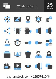 Web Interface Filled Icons