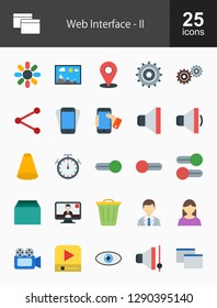 Web Interface Flat Icons