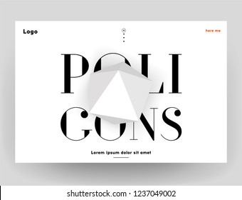 Web interface minimalistic design. Eps 10.