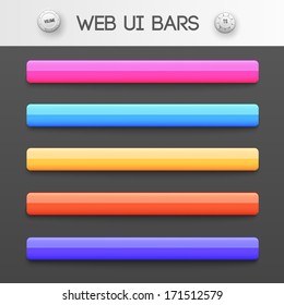 web interface ui elements. Vector illustration