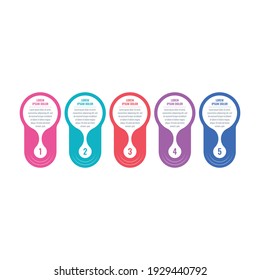 web, internet, annual report, magazine information template. five step drop infographic template