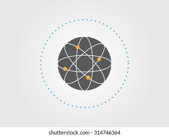 Web internet icon flat design 