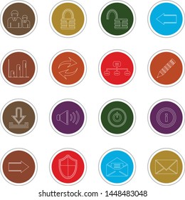 web and internet icon set 