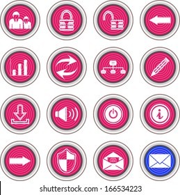 web and internet icon set