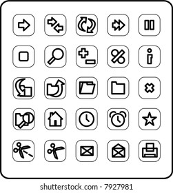 Web and internet icons