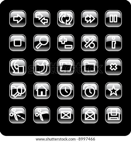 Web and internet icons