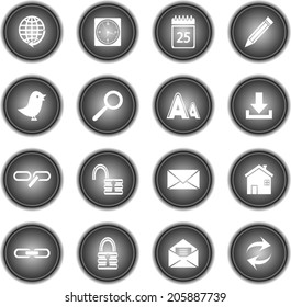 web and internet icons set 