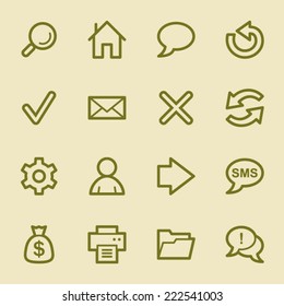 Web & internet icons set