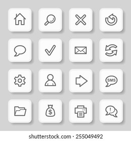 Web & internet icons set