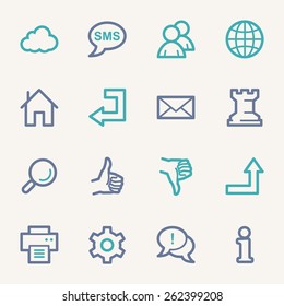 Web & internet icons set