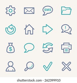 Web & internet icons set