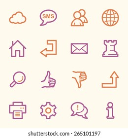 Web & internet icons set