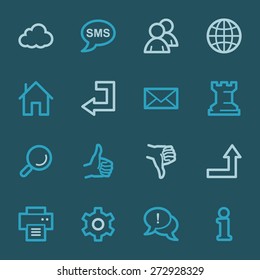 Web & internet icons set