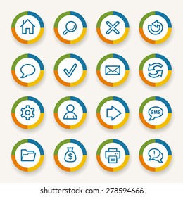 Web & internet icons set
