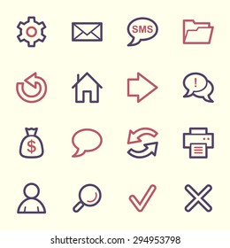 Web & internet icons set
